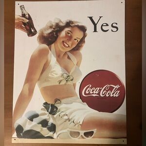 Original Coca Cola sign